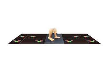 Could it be that the elderly are walking unsteadily because of the deformation of the plantar struct
